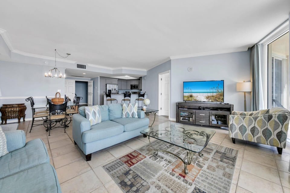 Condo, Multiple Beds, Ocean View (St. Maarten 402 at Silver Shells) | Living area