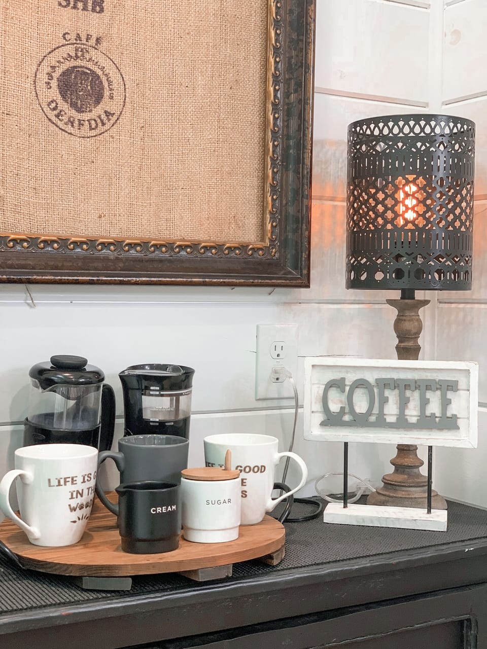 Coffee Station with plenty of options