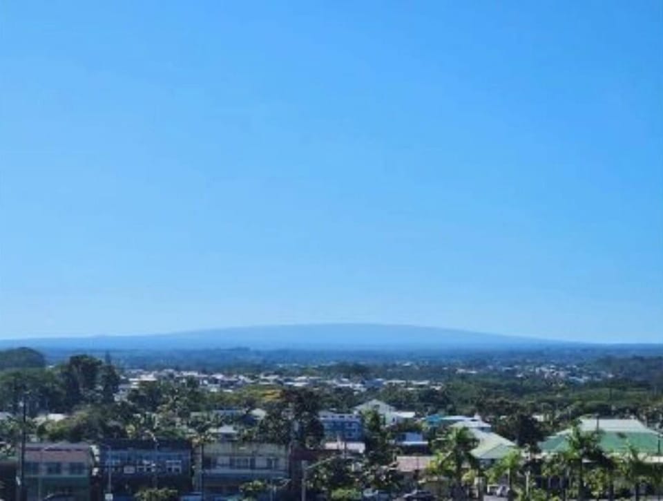 View of downtown Hilo from our condo.