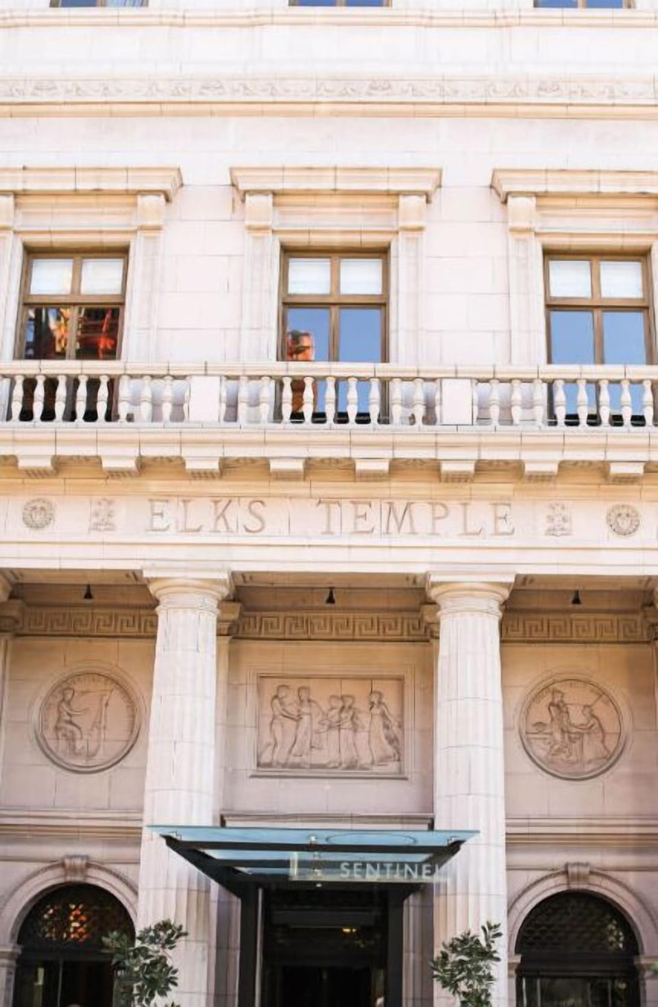 Admire the impressive exterior, showcasing stunning architectural details and a grand entrance that sets the tone for your stay.