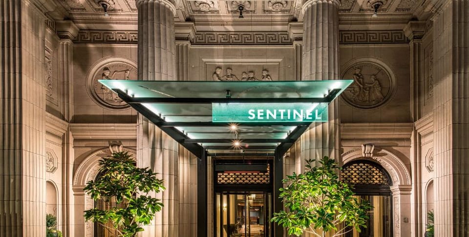 Be greeted by the magnificent entrance, highlighted by beautiful columns and lush greenery, creating an inviting first impression.