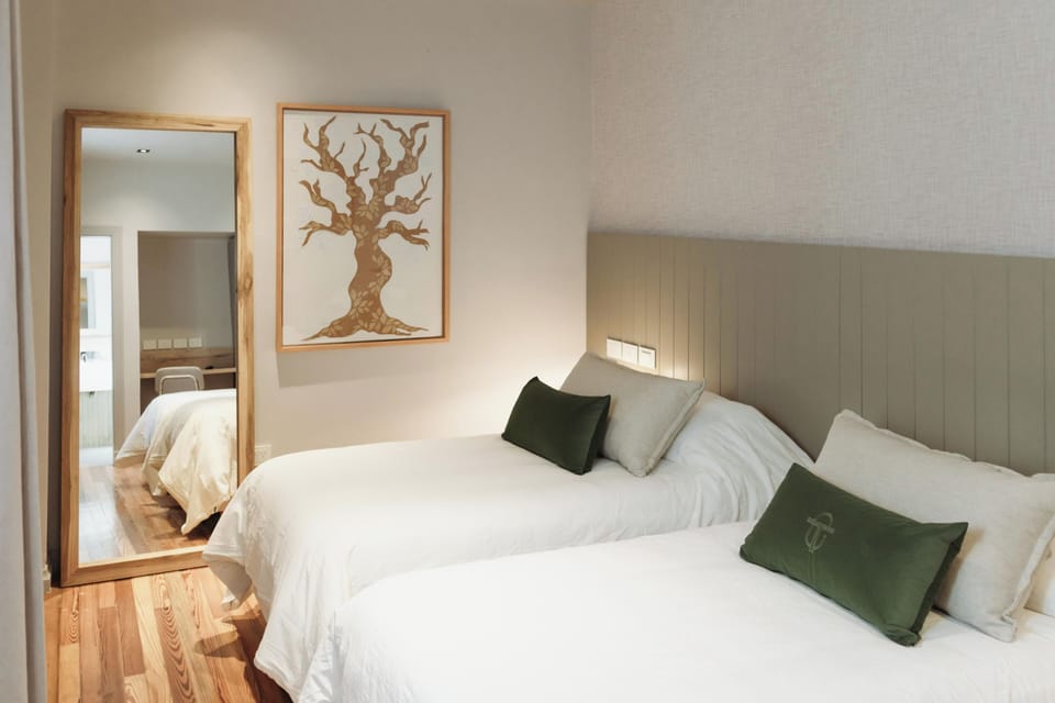 Premium Double or Twin Room | Blackout drapes, soundproofing, WiFi (free), individually decorated