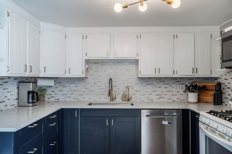 Newly remodeled kitchen. 