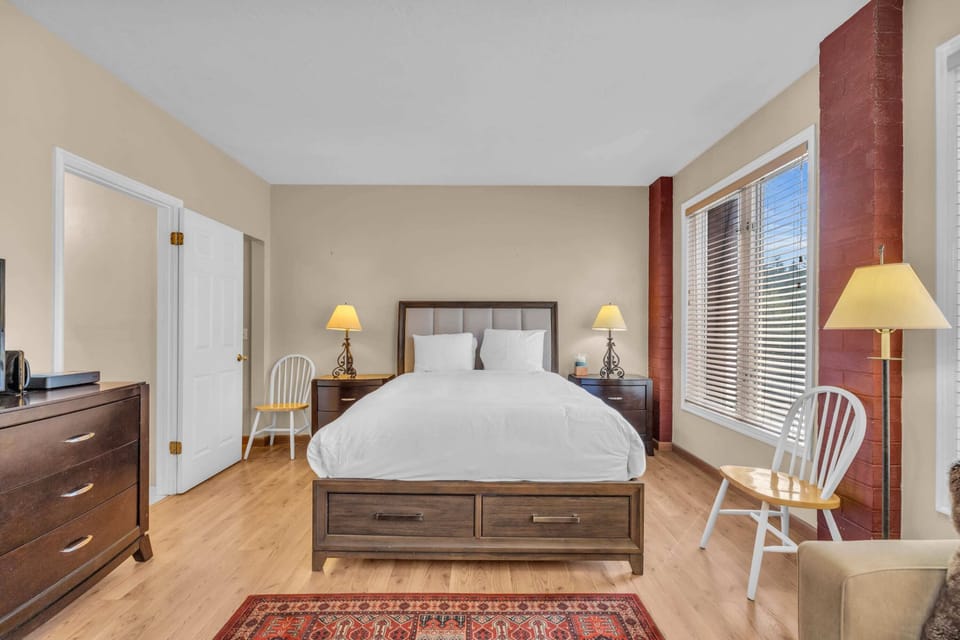 Recharge in the queen bed for your next day’s adventures.