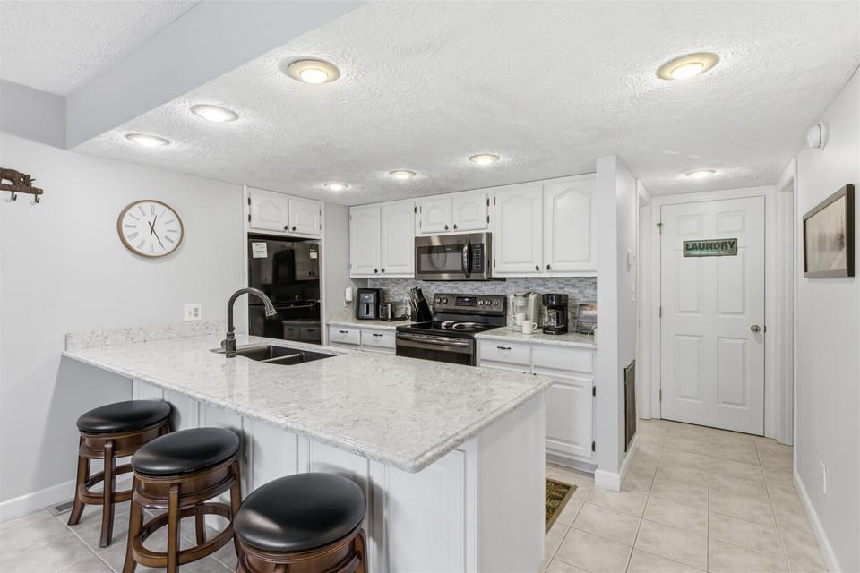  Sleek granite countertops and modern appliances await your culinary adventures!