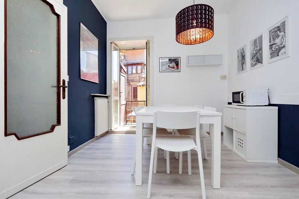 Living room and kitchen