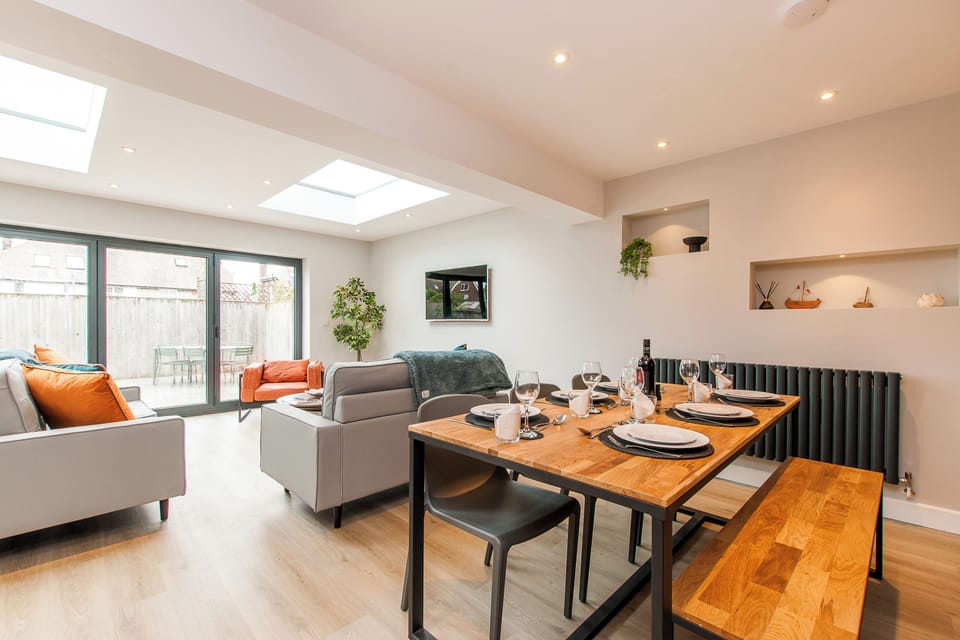 Open Plan Living, Dining and Kitchen