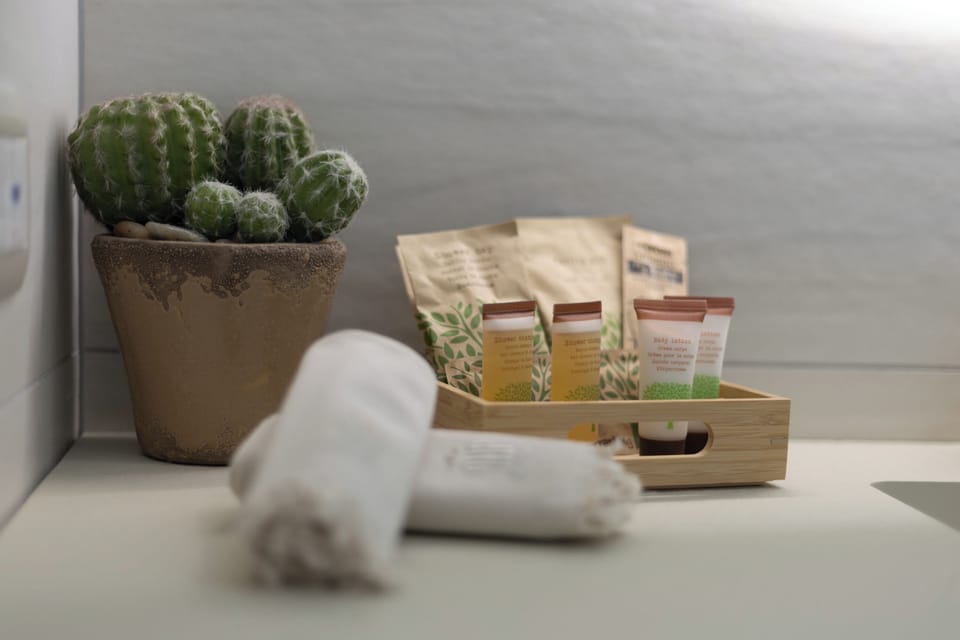 Luxury Room, Garden View | Bathroom amenities | Shower, free toiletries, hair dryer, slippers