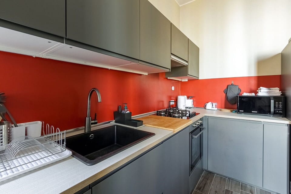 Kitchen, Living Room