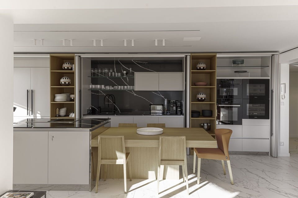 Kitchen, Living Room
