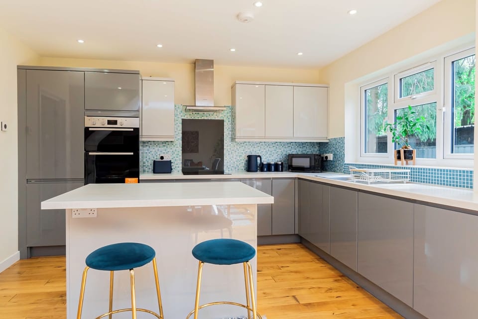 kitchen with all amenities 
Cook with ease in our fully equipped kitchen, complete with all amenities to make meal preparation a breeze during your stay.