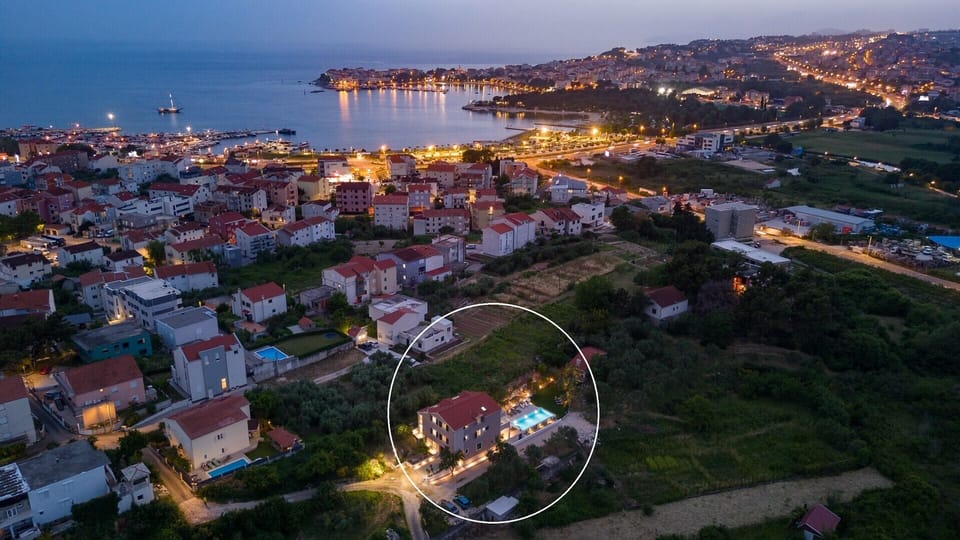 Marked position of the Villa Mamma Mia