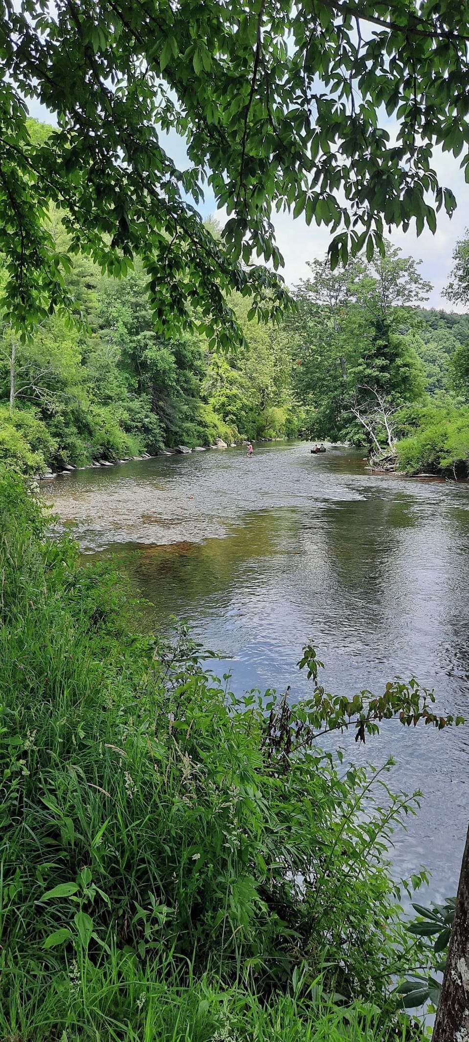New River 1/2 mile away