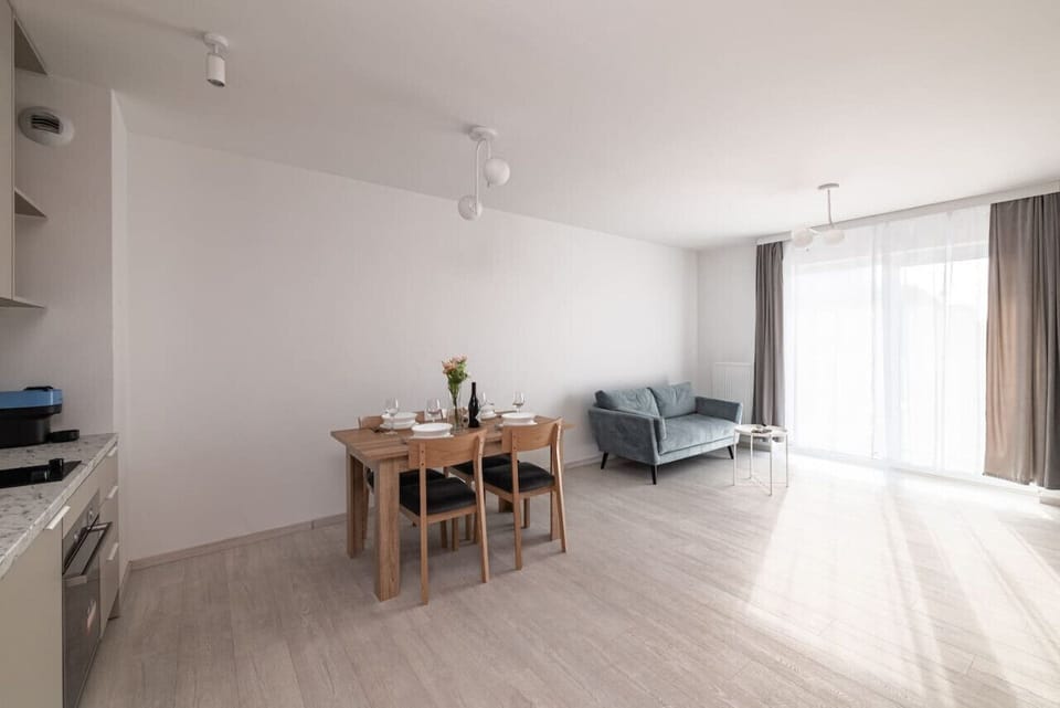 Comfortable Living Room with Sofa Bed and Smart TV | Book Now with RENTUJEMY