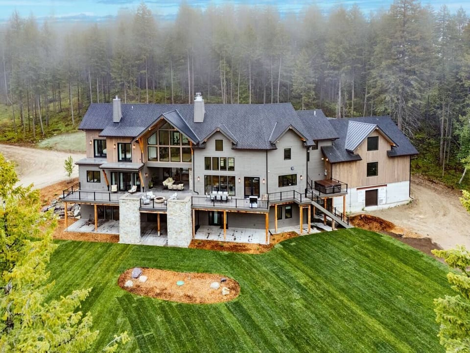 Great Northern Mountain Escape is located on 12.5 acres on Big Mountain in Whitefish, MT.