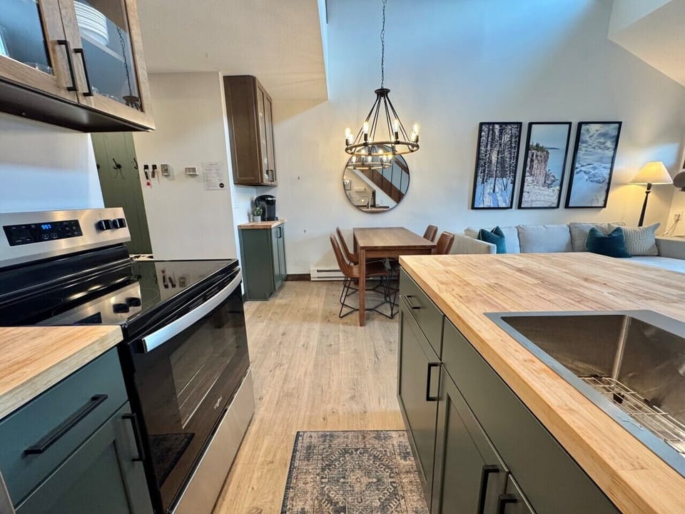 Kitchen and dining room