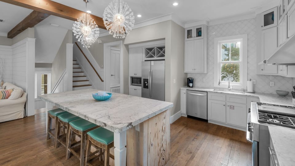 House, Multiple Beds, Patio, Garden View (Ocean Park) | Private kitchen | Coffee/tea maker