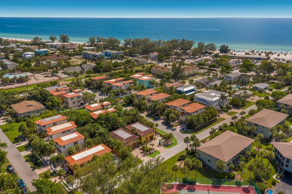 Aerial view of home
