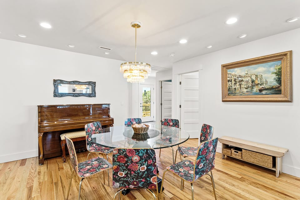 Another view of the dining area.