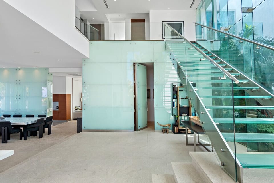 Stairs to the first bedroom level