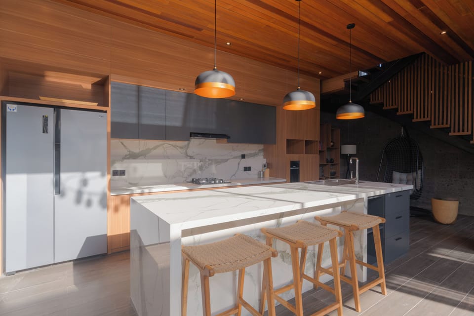 Luxury Villa, 3 Bedrooms, Private Pool | Private kitchen | Fridge, microwave, oven, stovetop