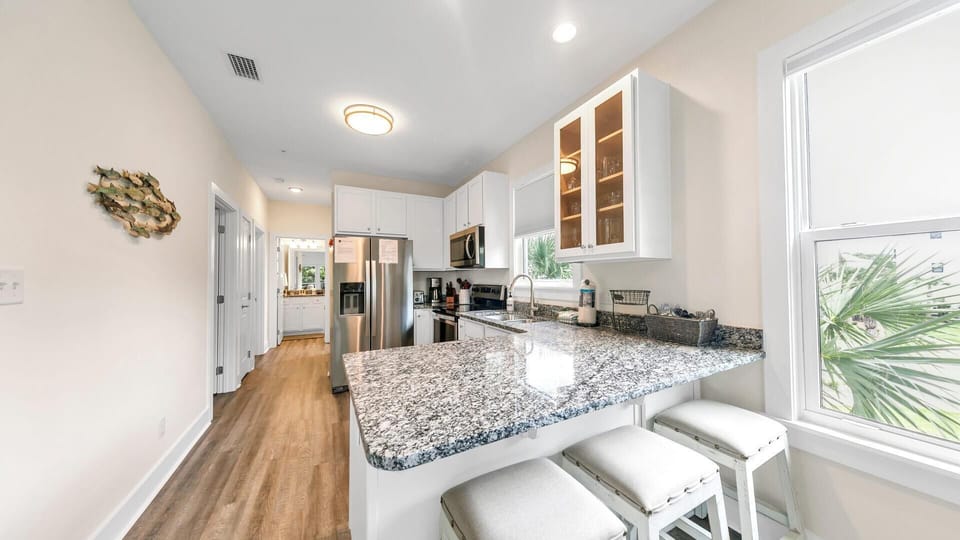Condo, Multiple Beds, Beach View (Hidden Lake Condos 321) | Private kitchen | Oven, toaster