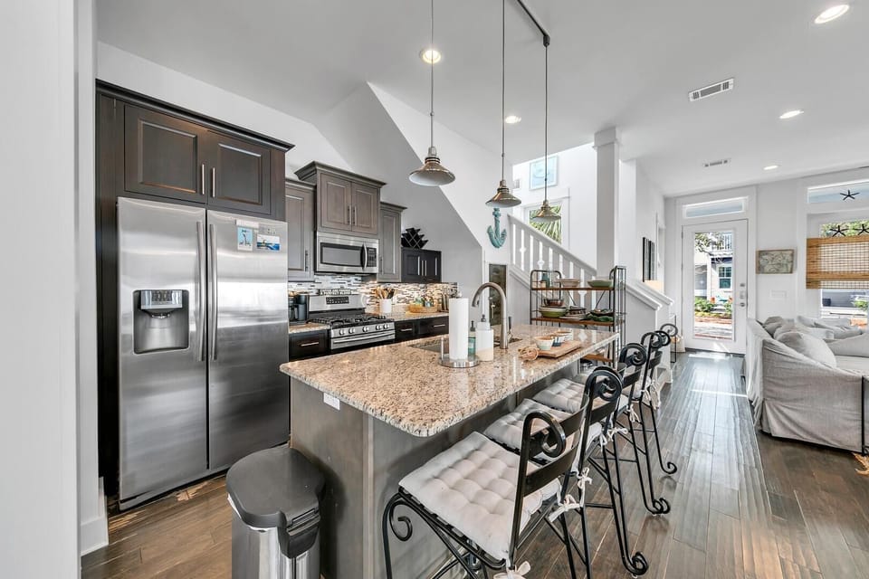 House, Multiple Beds (Seagrove Serenity) | Private kitchen | Oven, toaster