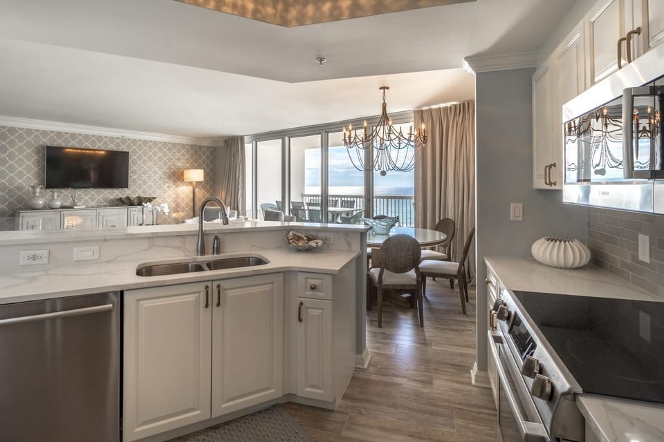 Condo, Multiple Beds, Pool View (St Maarten 508 at Silver Shells) | Private kitchen | Oven, toaster