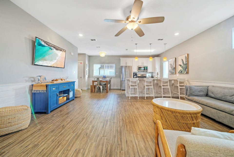 Spacious living area.