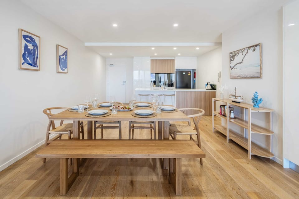 Contemporary interiors create a stylish and relaxing holiday atmosphere