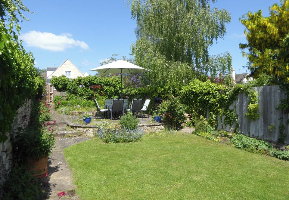 Well stocked enclosed garden
