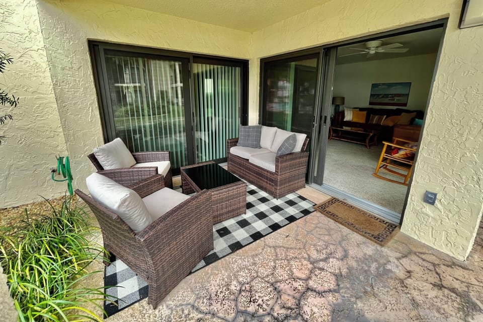 poolside patio