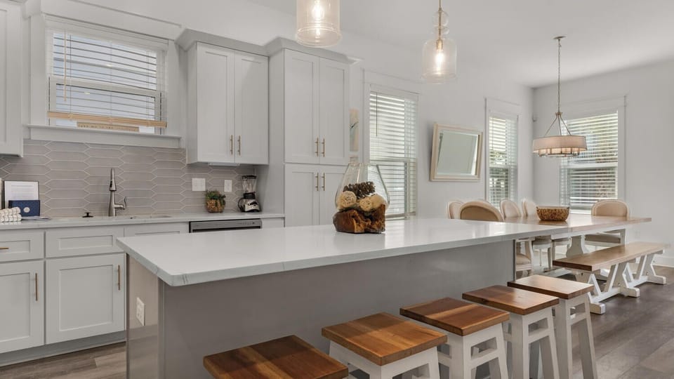 House, Multiple Beds, Balcony, Garden View (Serene Near the Sea) | Private kitchen | Coffee/tea maker
