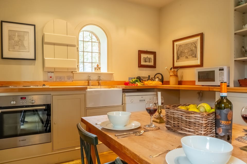Kitchen with modern appliances
