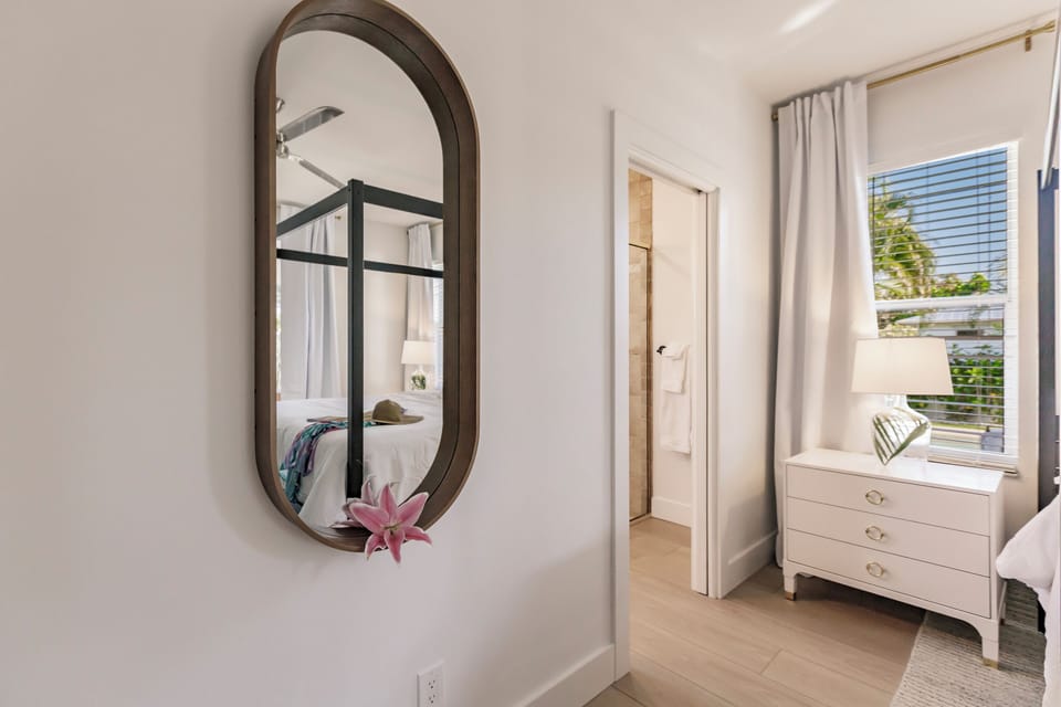 Main master bedroom and private bathroom