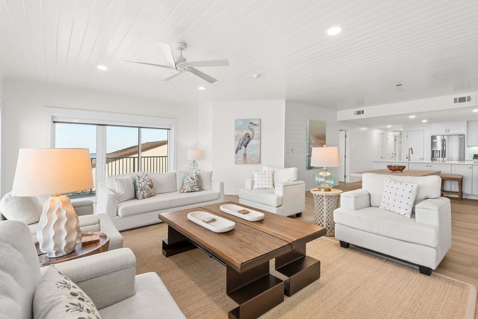 Condo, Multiple Beds, Balcony, Ocean View (Sago Sands 402) | Living area