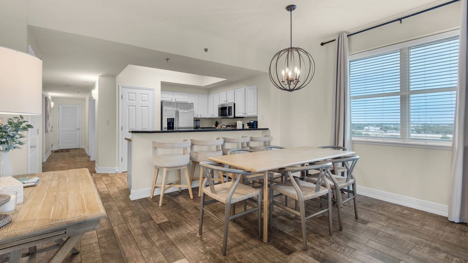 Condo, Multiple Beds, Balcony, Ocean View (Ariel Dunes I Unit 601) | In-room dining