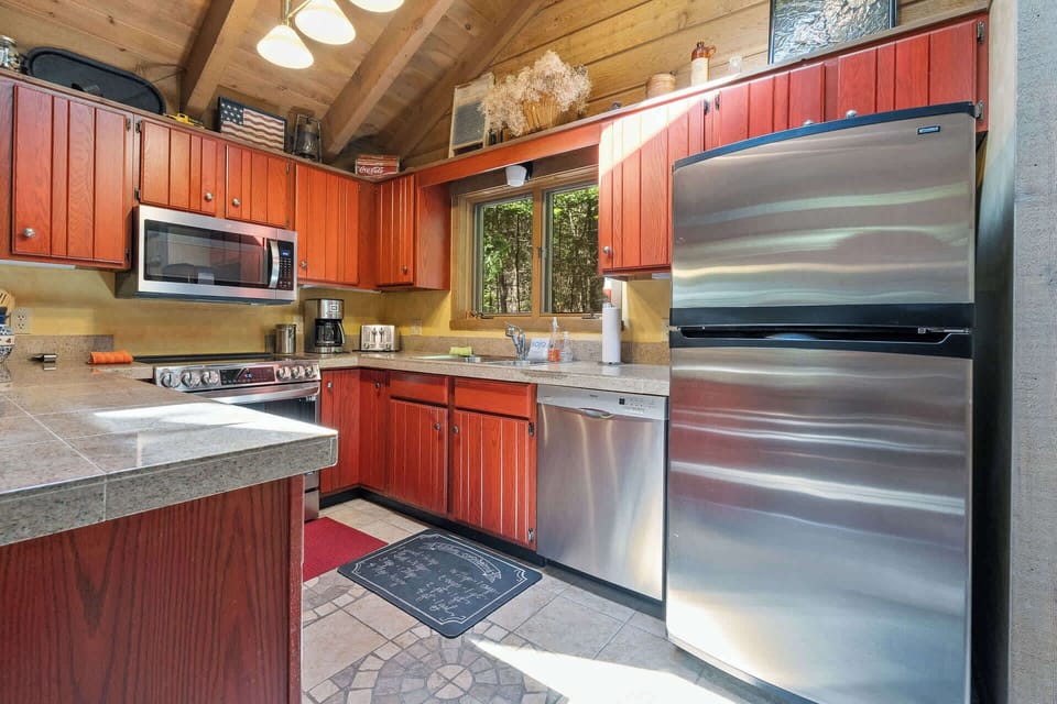 Fully stocked kitchen