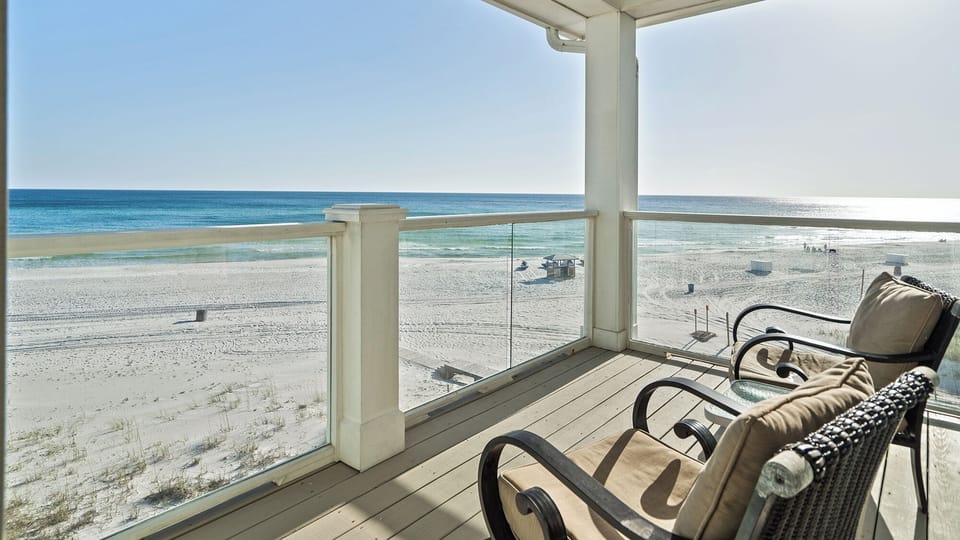 House, Multiple Beds, Pool Access, Ocean View (Seasational) | Balcony view