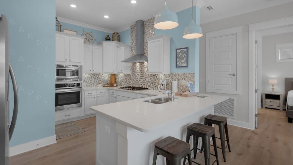 Townhome, Multiple Beds, Patio, Garden View (Dune Dreaming) | Private kitchen | Dining tables