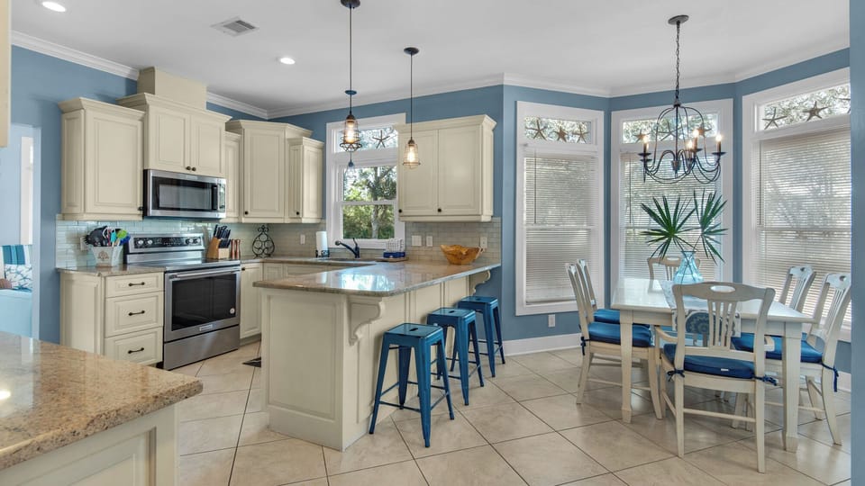 House, Multiple Beds, Patio, Garden View (Gone Gulfin) | Private kitchen | Coffee/tea maker