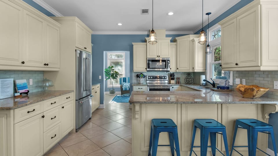 House, Multiple Beds, Patio, Garden View (Gone Gulfin) | Private kitchen | Coffee/tea maker