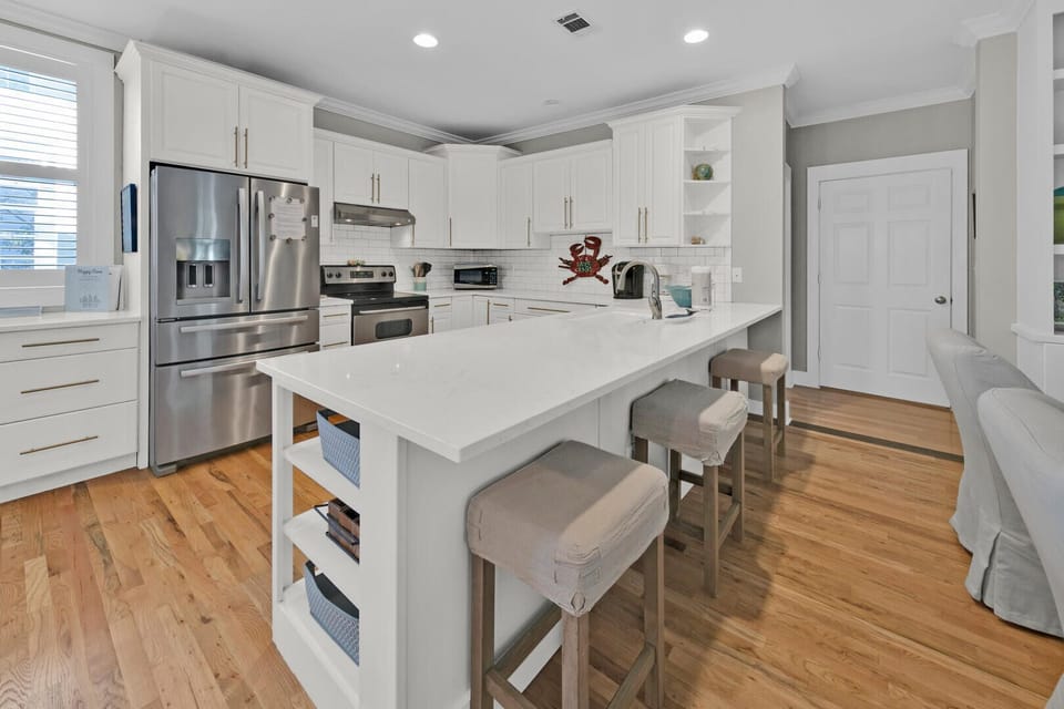 House, Multiple Beds, Patio, Garden View (Happy Ours) | Private kitchen