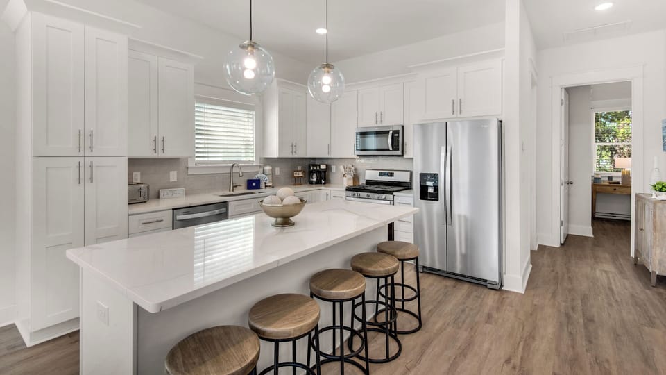 House, Multiple Beds, Balcony, Garden View (Serene Stay on 30A) | Private kitchen | Coffee/tea maker