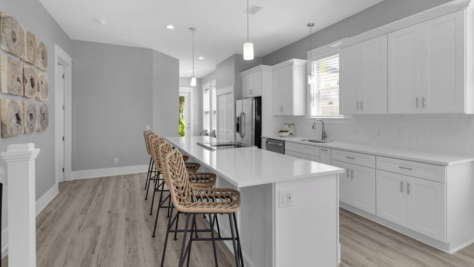 House, Multiple Beds, Patio, Ocean View (Baum’s Away) | Private kitchen