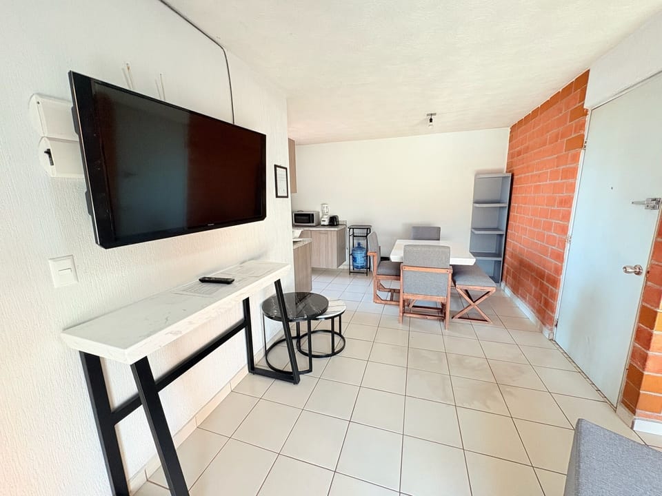 50-inch Smart TV with cable channels