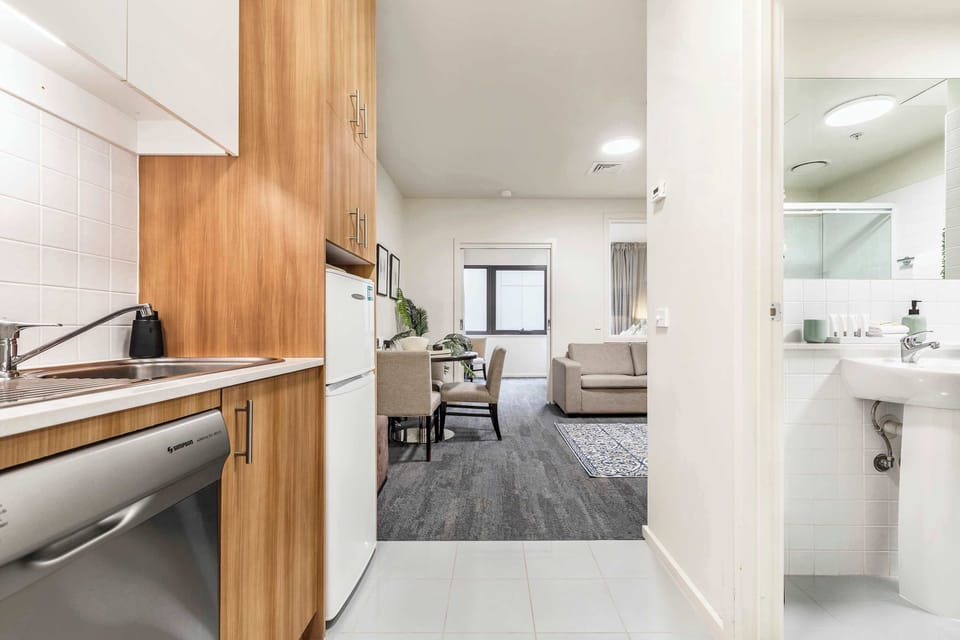 Seamless flow from kitchen to living space, designed for comfort and convenience
