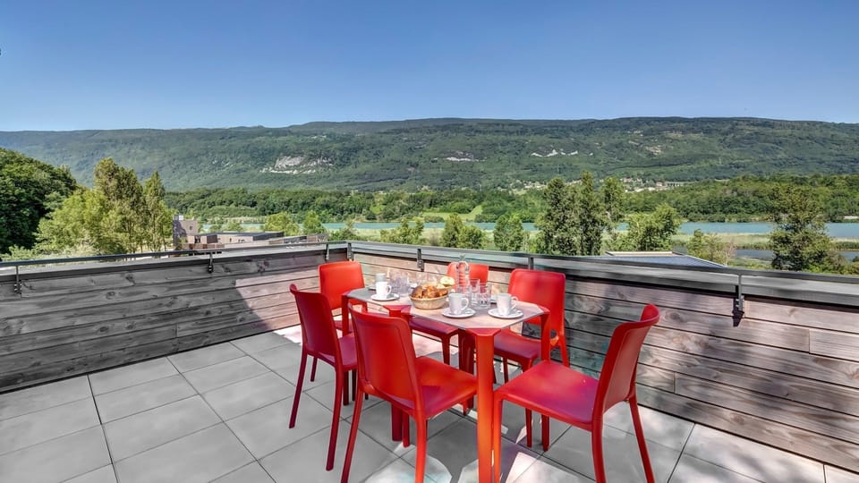 Open the door and step out onto your private Rooftop Terrace! (Views vary).