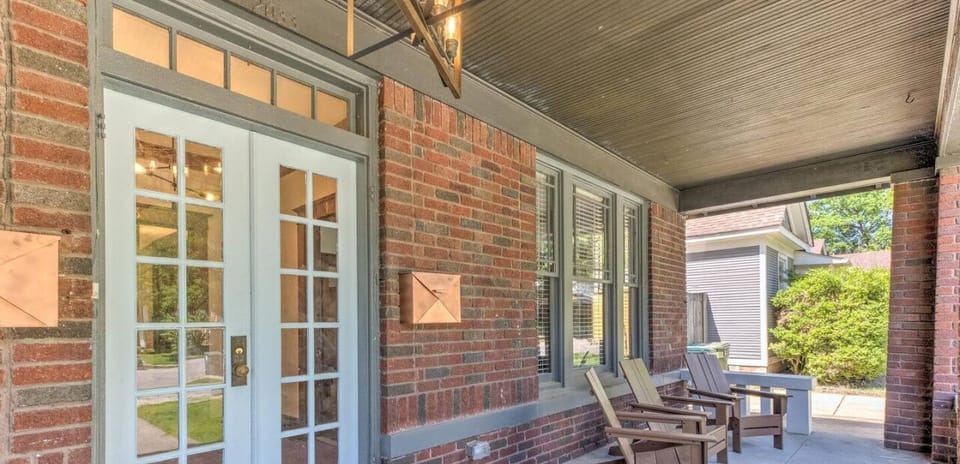 Welcome home! Step through these elegant French doors into a cozy, stylish retreat.