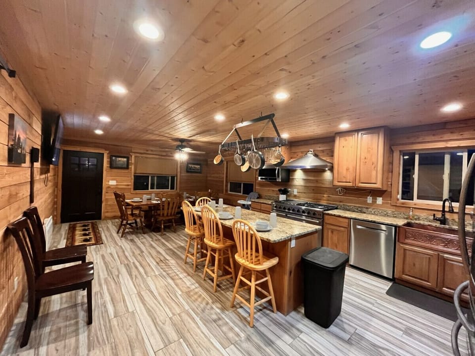 Kitchen and dining area- Main level